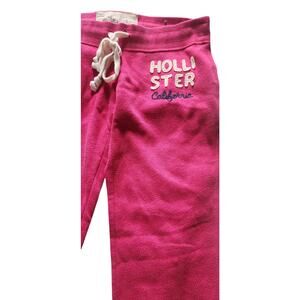 hollister Sweatpants Small Normcore Pink Low-rise Flare Y2K Comfy